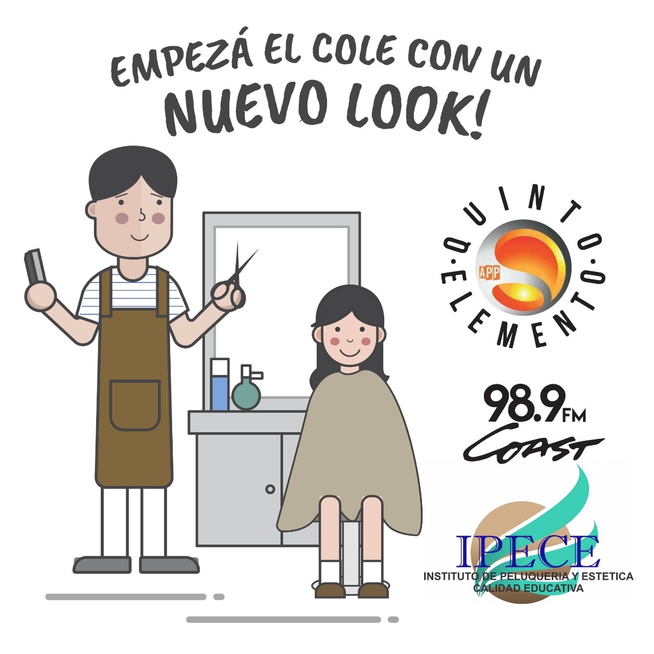 EMPEZA EL COLE CON UN NUEVO LOOK – Cortes gratuitos para niñ@s de 8 a 12 años