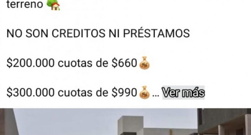 Omic advierte sobre el engaño utilizado para la venta de “viviendas sociales”