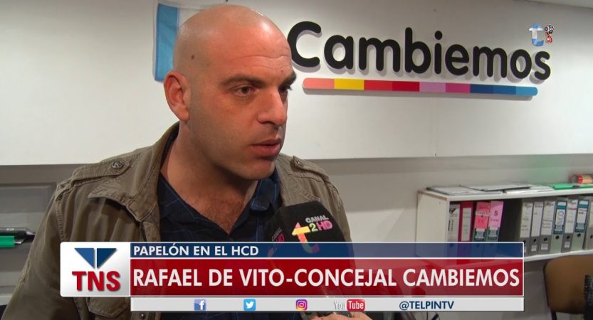 “El balance es positivo… …Pero… me he sentido frustado con un montón de debates” – Rafael De Vito – Cambiemos