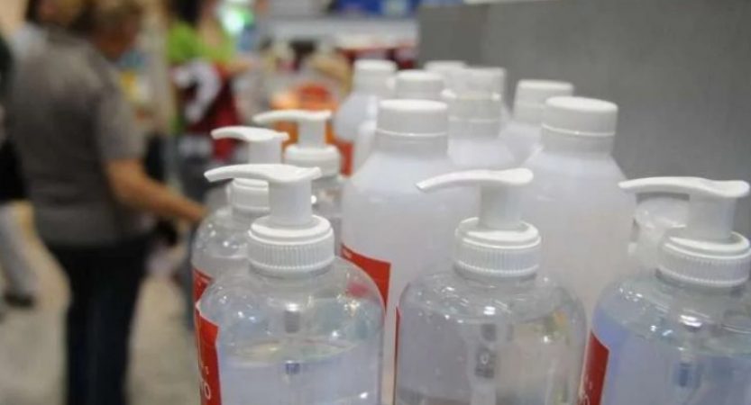 Bidón de 5 litros de alcohol en gel en Pinamar – “Vendemos también fraccionado”